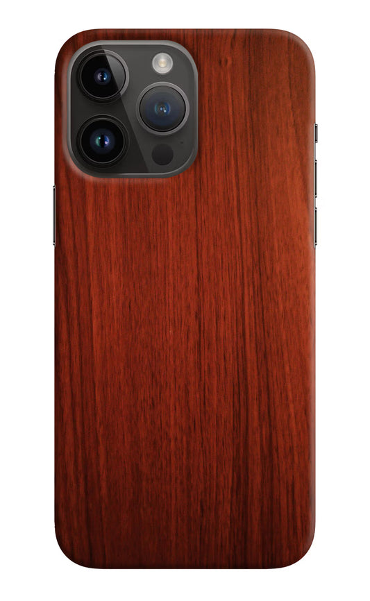 Wooden Plain Pattern iPhone 14 Pro Max Hard Case Back Cover by Casekaro