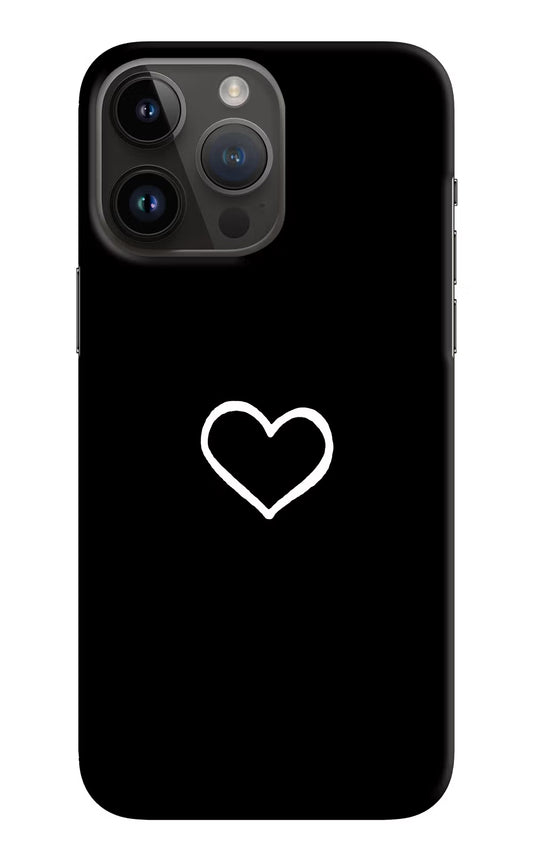 Heart iPhone 14 Pro Max Hard Case Back Cover by Casekaro
