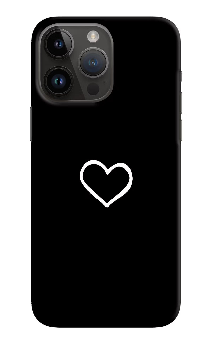 Heart iPhone 14 Pro Max Back Cover, Hard case