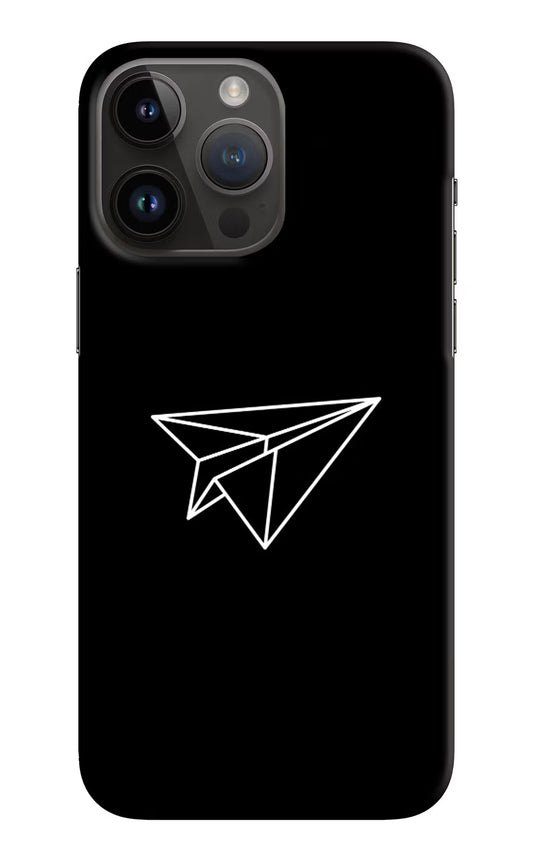 Paper Plane White iPhone 14 Pro Max Hard Case Back Cover by Casekaro