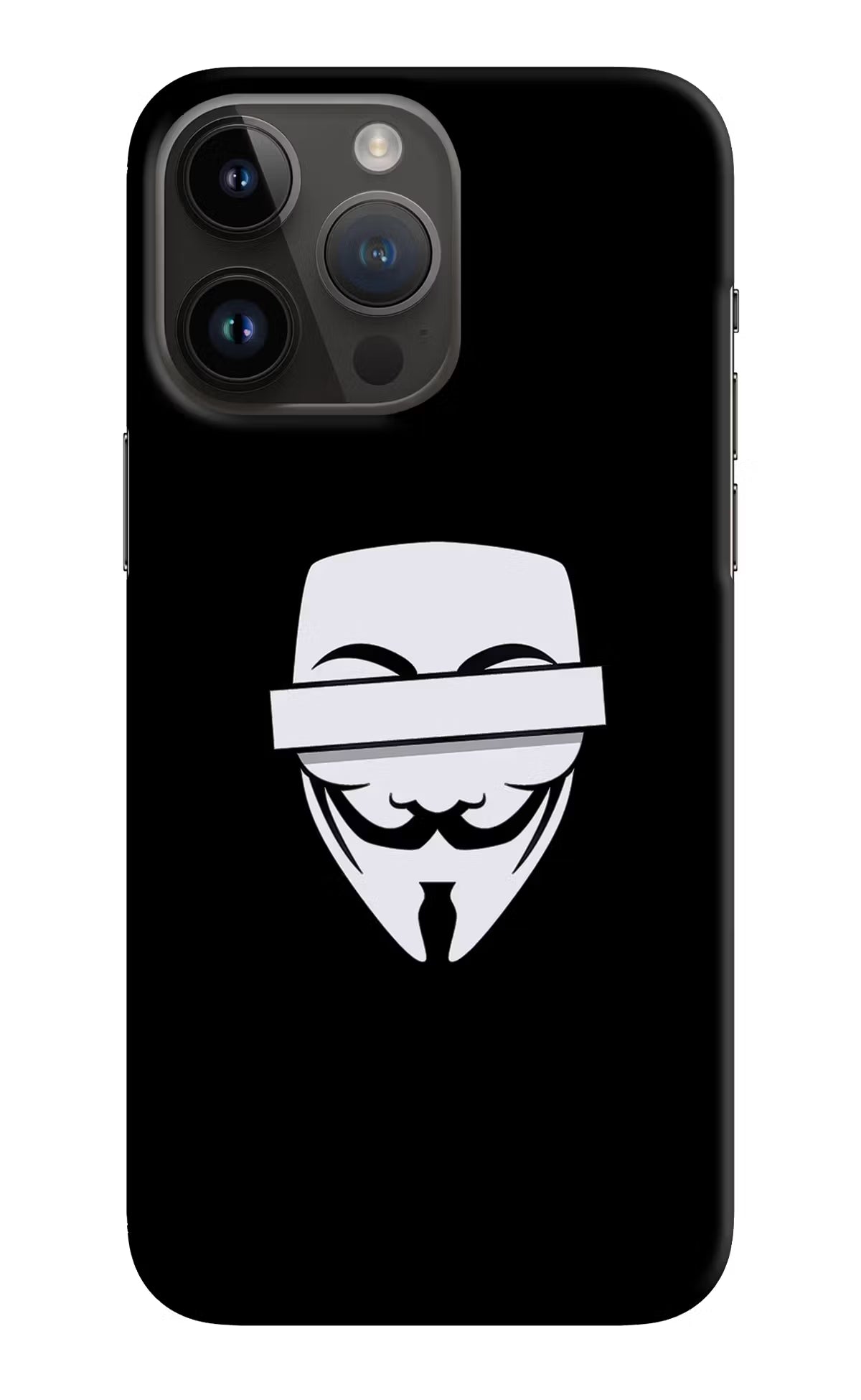 Anonymous Face iPhone 14 Pro Max Hard Case Back Cover by Casekaro