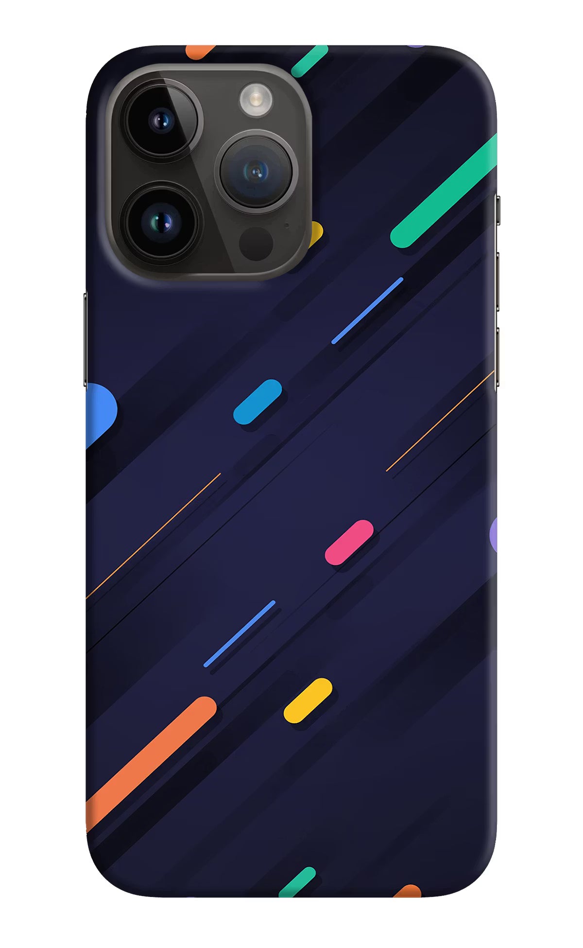 Abstract Design iPhone 14 Pro Max Hard Case Back Cover by Casekaro