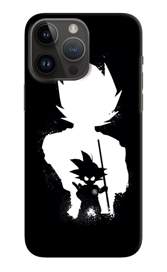 Goku Shadow iPhone 14 Pro Max Hard Case Back Cover by Casekaro