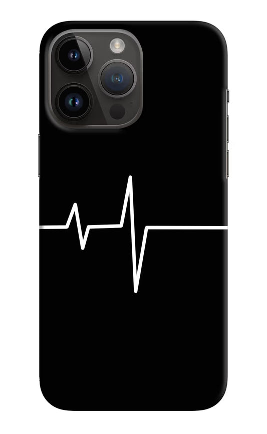 Heart Beats iPhone 14 Pro Max Hard Case Back Cover by Casekaro
