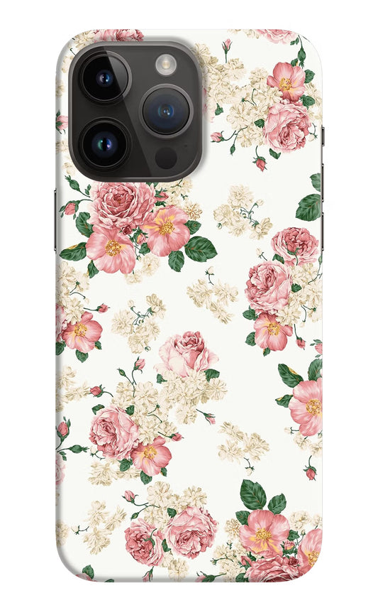 Flowers iPhone 14 Pro Max Hard Case Back Cover by Casekaro