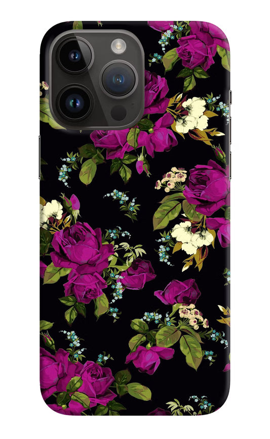 Flowers iPhone 14 Pro Max Hard Case Back Cover by Casekaro