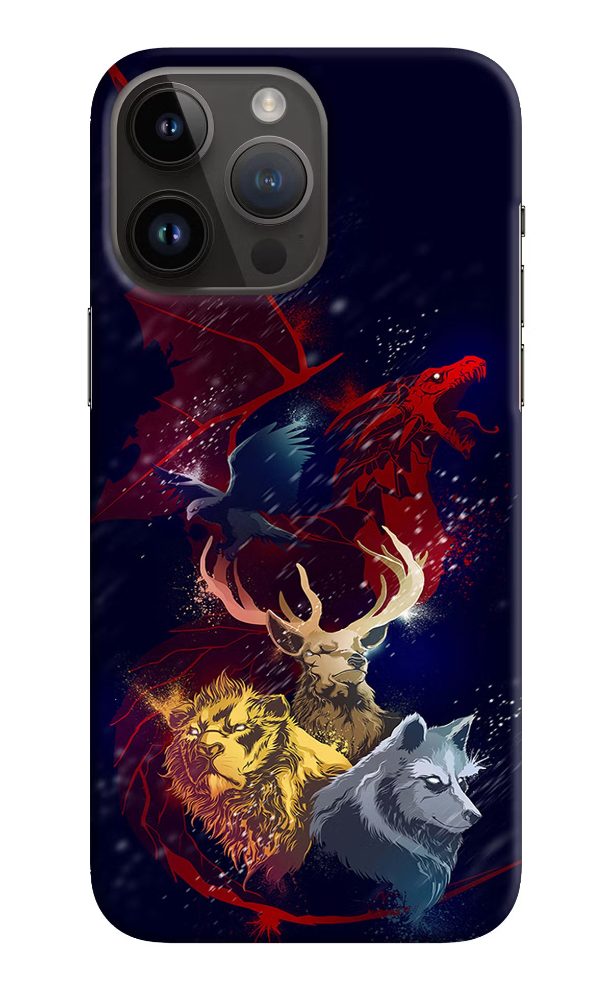 Game Of Thrones iPhone 14 Pro Max Hard Case Back Cover by Casekaro