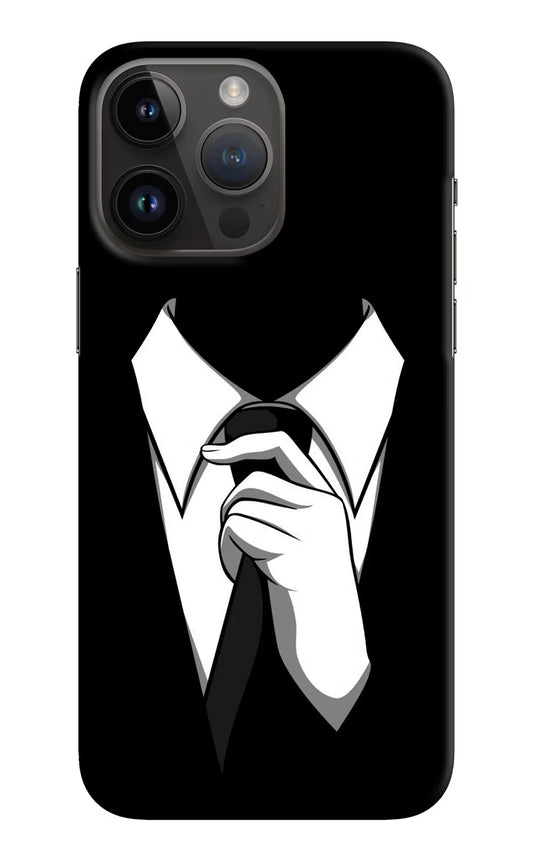 Black Tie iPhone 14 Pro Max Hard Case Back Cover by Casekaro