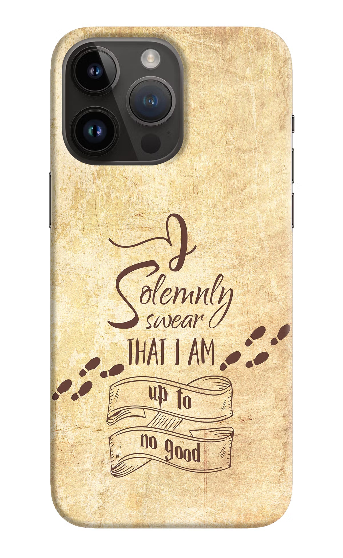 I Solemnly swear that i up to no good iPhone 14 Pro Max Hard Case Back Cover by Casekaro
