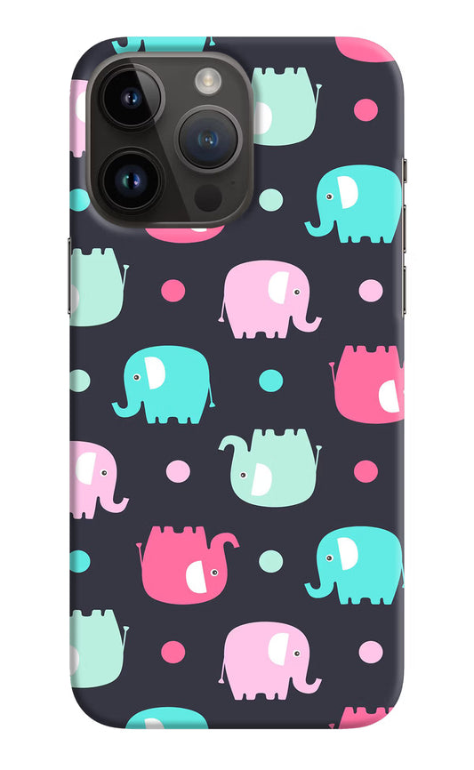 Elephants iPhone 14 Pro Max Hard Case Back Cover by Casekaro