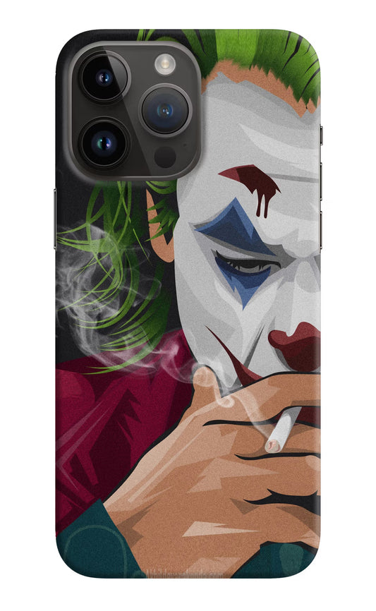Joker Smoking iPhone 14 Pro Max Hard Case Back Cover by Casekaro