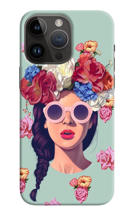 Pretty Girl iPhone 14 Pro Max Hard Case Back Cover by Casekaro