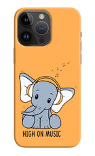 High On Music iPhone 14 Pro Max Hard Case Back Cover by Casekaro