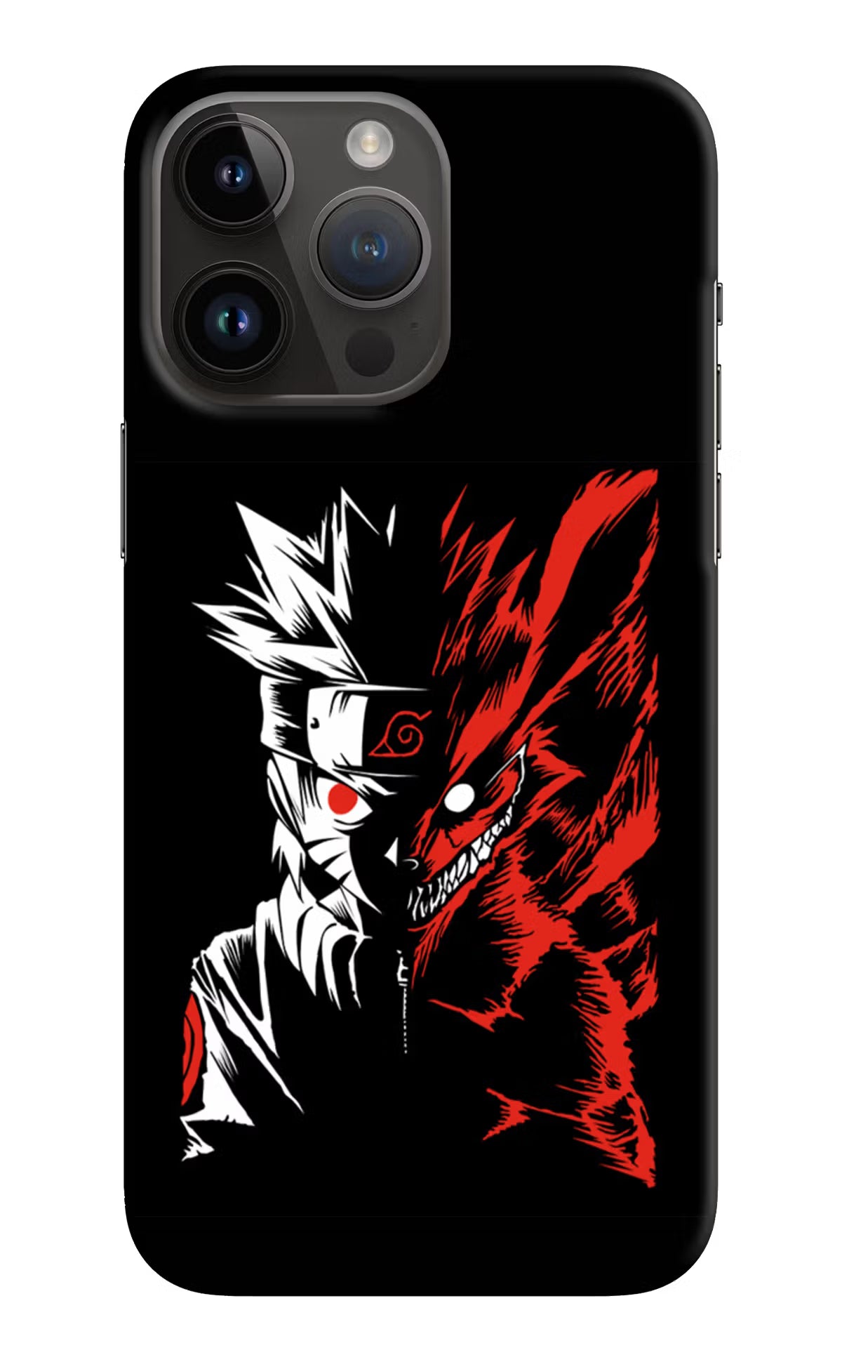 Naruto Two Face iPhone 14 Pro Max Hard Case Back Cover by Casekaro