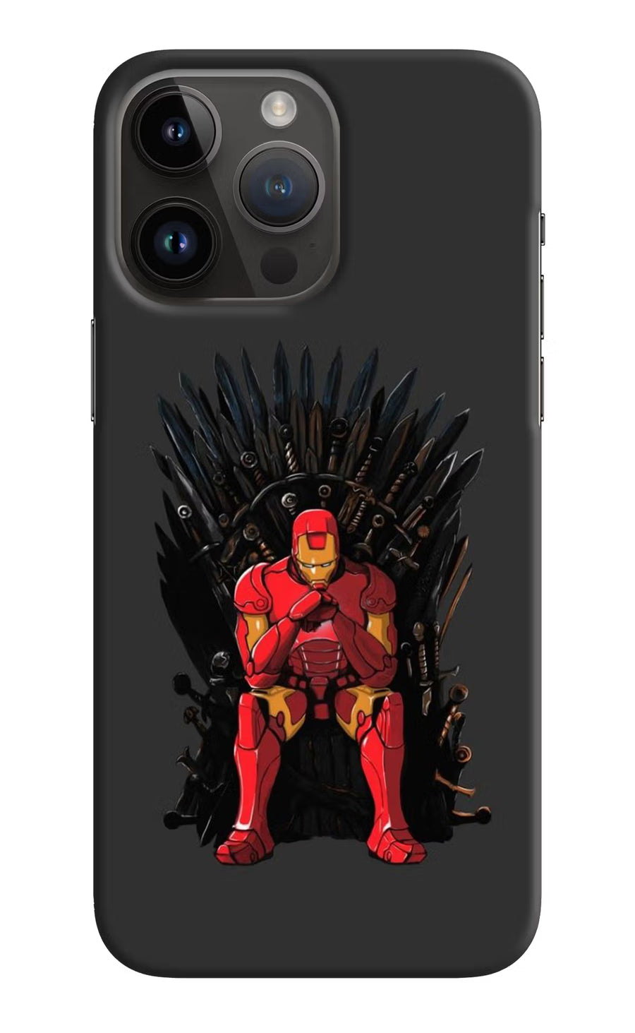 Ironman Throne iPhone 14 Pro Max Back Cover, Hard case