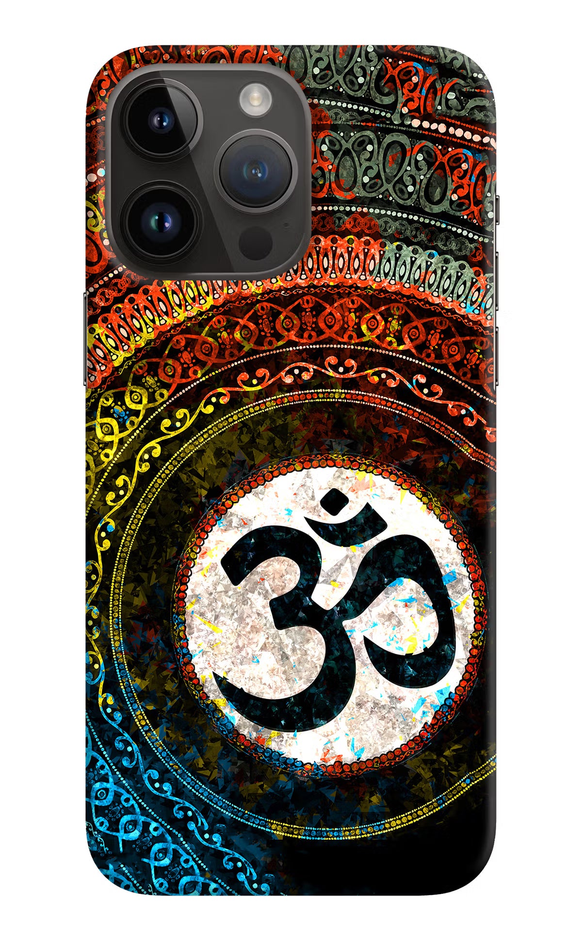 Om Cultural iPhone 14 Pro Max Hard Case Back Cover by Casekaro