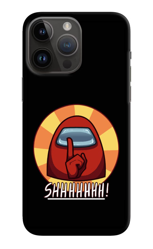 Among Us Shhh! iPhone 14 Pro Max Hard Case Back Cover by Casekaro