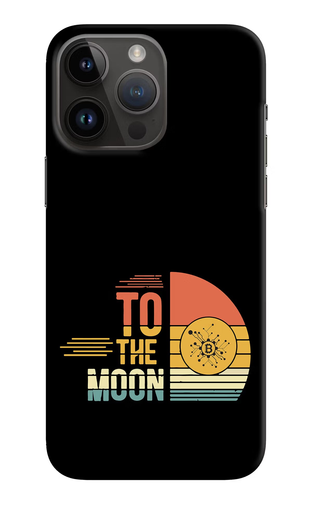 To the Moon iPhone 14 Pro Max Hard Case Back Cover by Casekaro