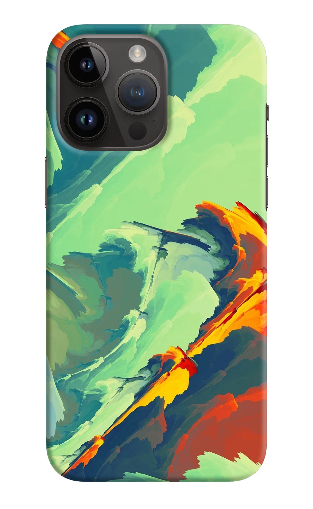 Paint Art iPhone 14 Pro Max Hard Case Back Cover by Casekaro