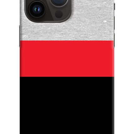 Tri Color Pattern iPhone 14 Pro Max Hard Case Back Cover by Casekaro