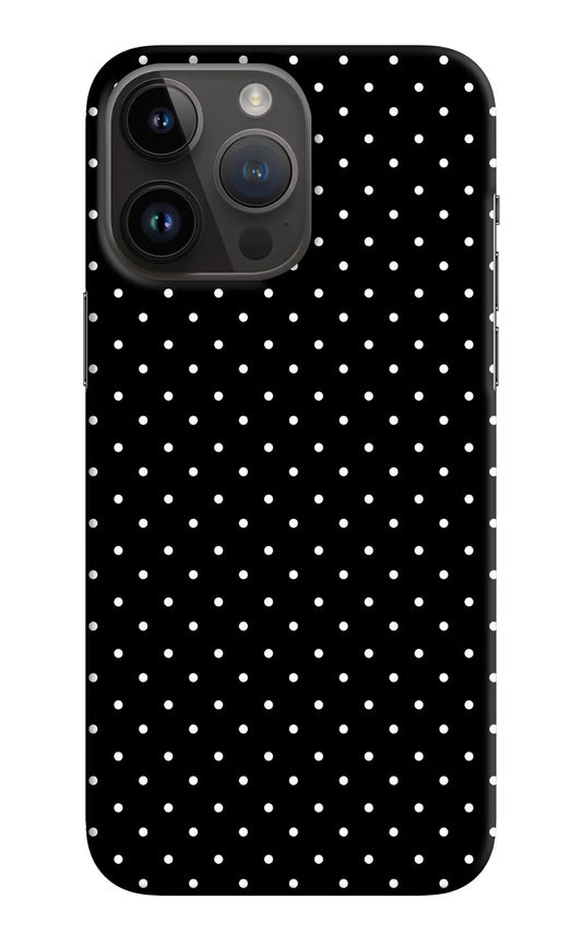 White Dots iPhone 14 Pro Max Hard Case Back Cover by Casekaro