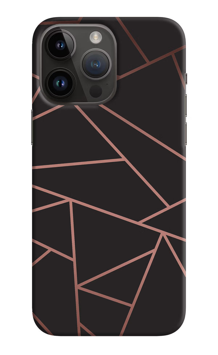 Geometric Pattern iPhone 14 Pro Max Back Cover, Hard case