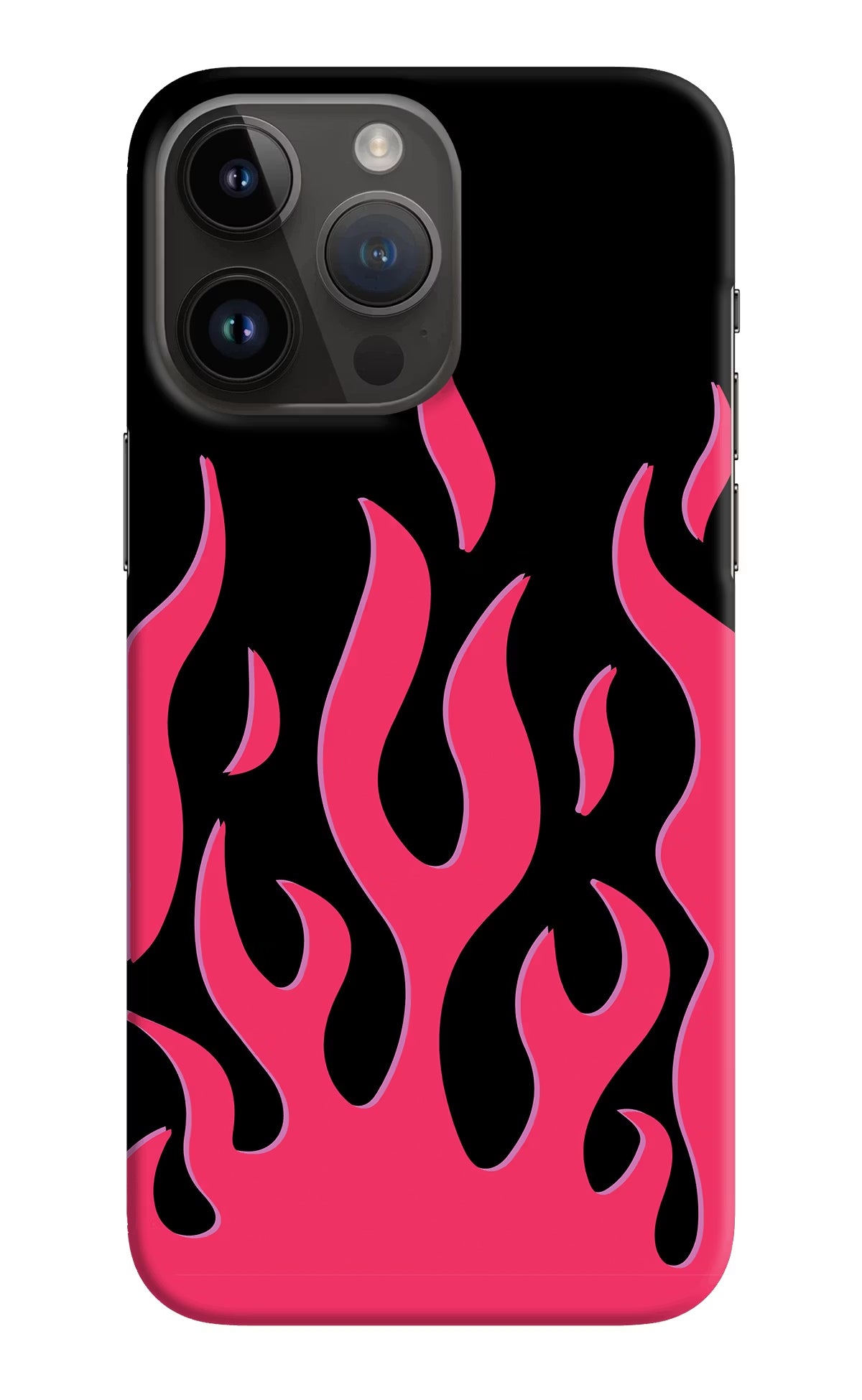 Fire Flames iPhone 14 Pro Max Hard Case Back Cover by Casekaro