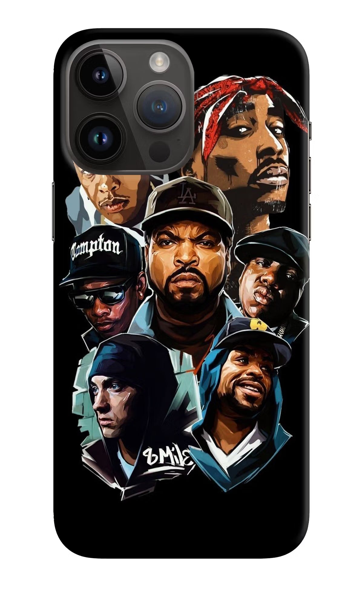 Rappers iPhone 14 Pro Max Hard Case Back Cover by Casekaro