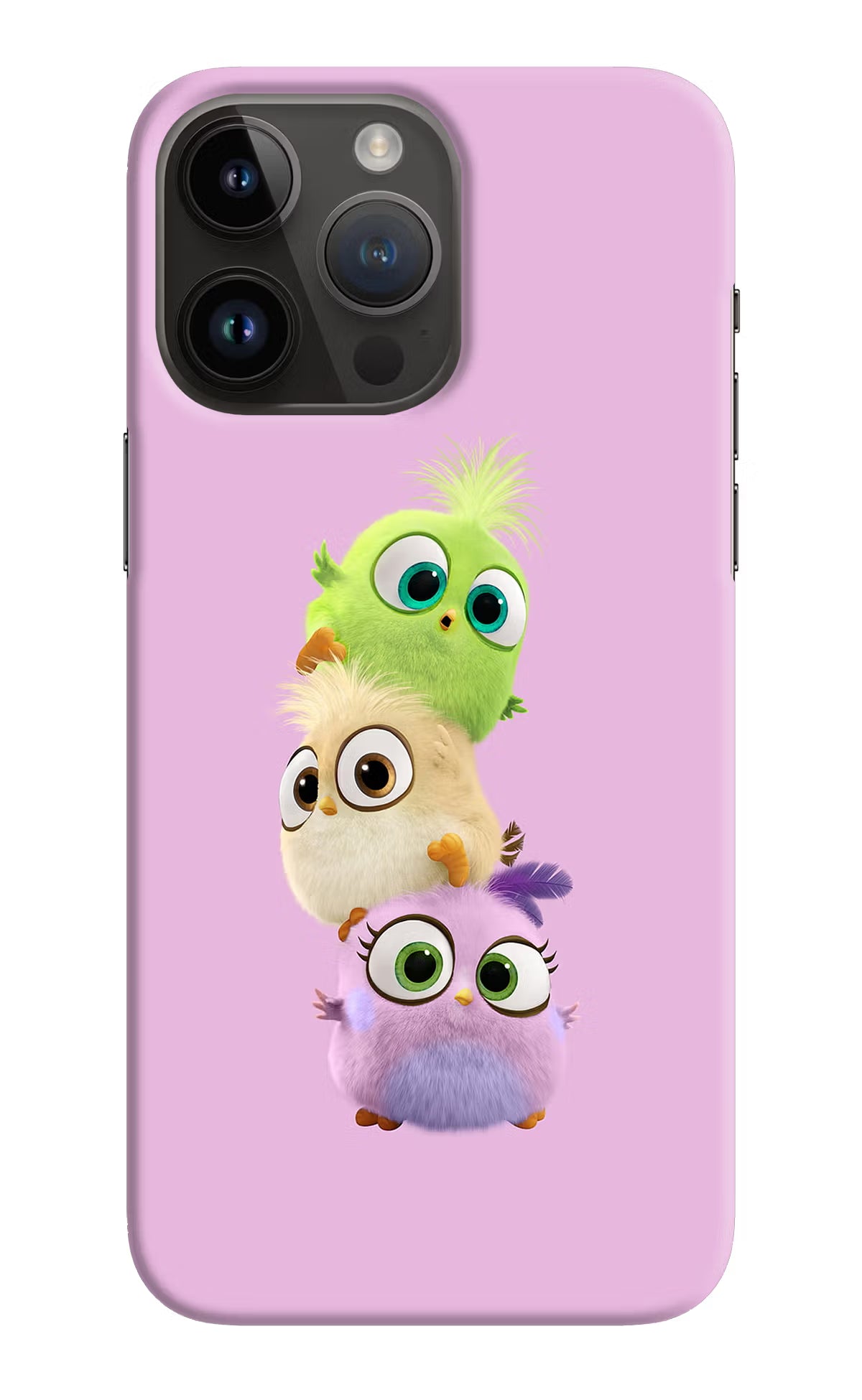Cute Little Birds iPhone 14 Pro Max Hard Case Back Cover by Casekaro