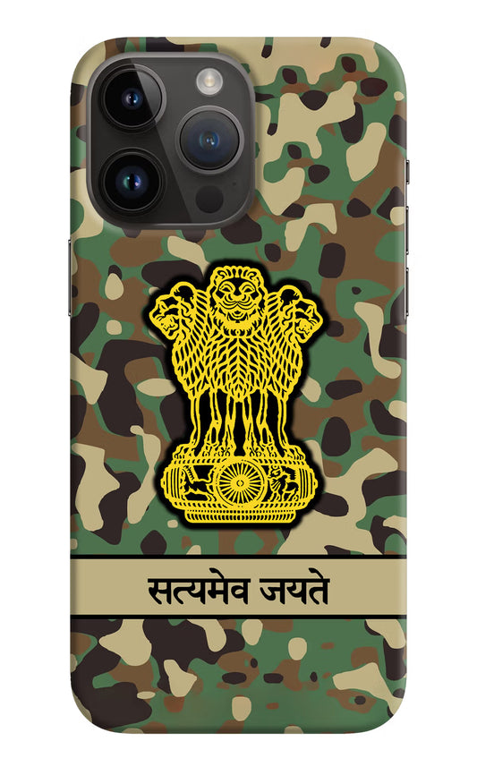 Satyamev Jayate Army iPhone 14 Pro Max Hard Case Back Cover by Casekaro