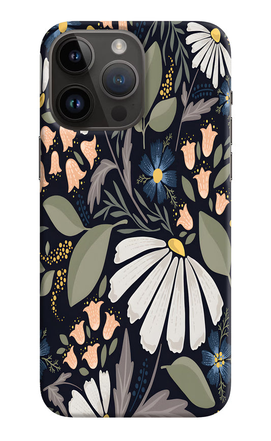 Flowers Art iPhone 14 Pro Max Hard Case Back Cover by Casekaro