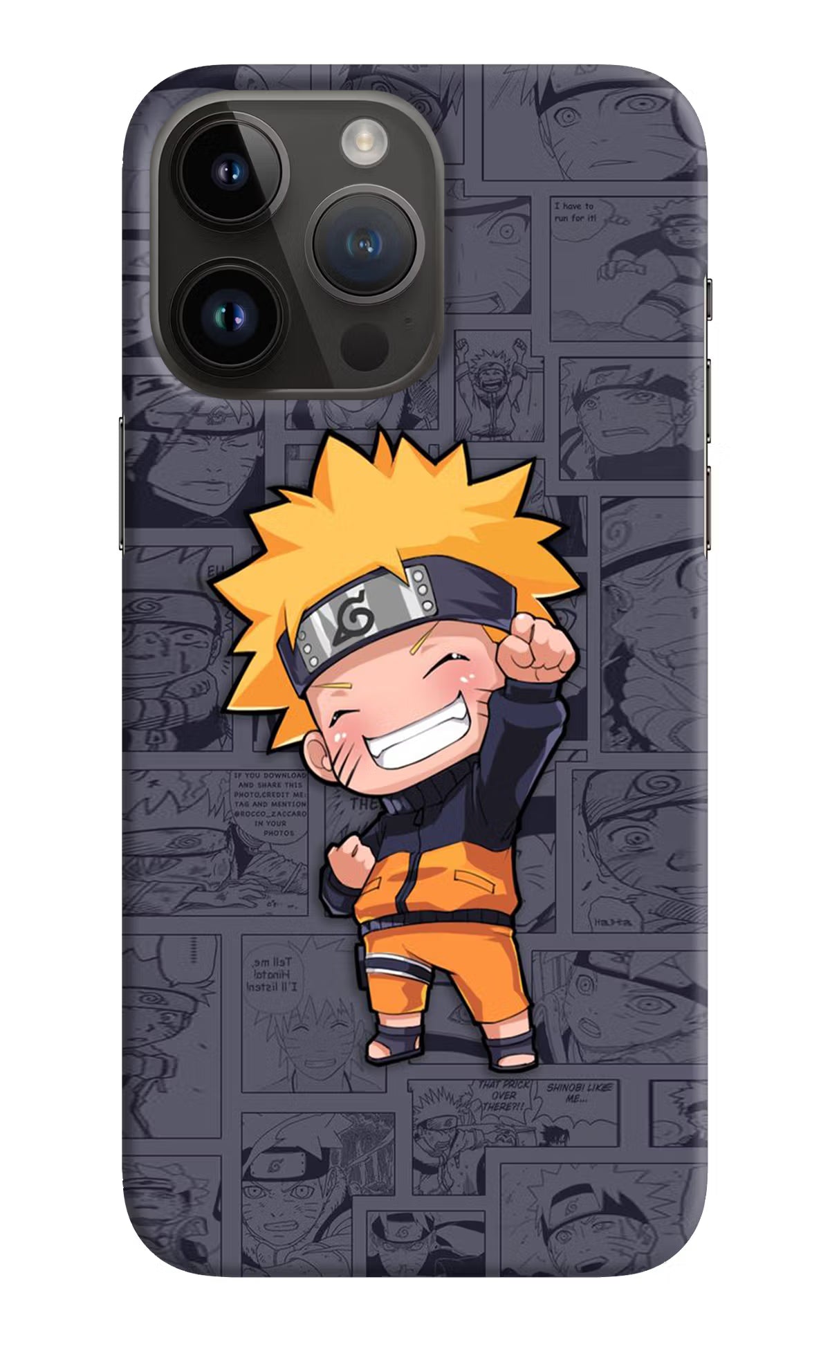 Chota Naruto iPhone 14 Pro Max Hard Case Back Cover by Casekaro