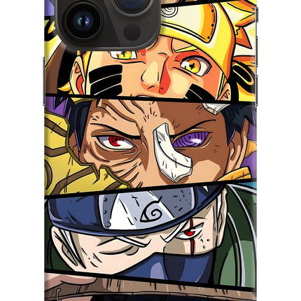 Naruto Character iPhone 14 Pro Max Hard Case Back Cover by Casekaro