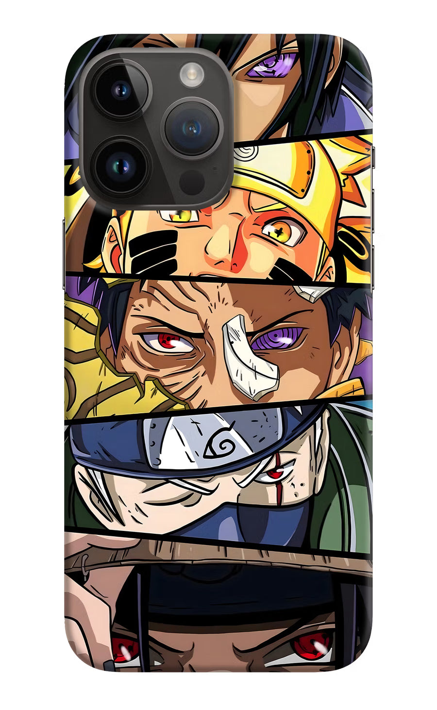 Naruto Character iPhone 14 Pro Max Back Cover, Hard case