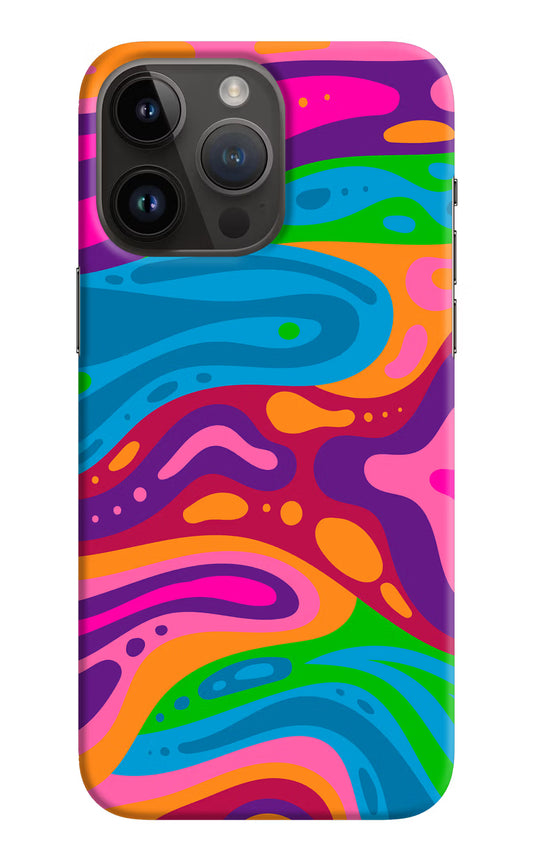Trippy Pattern iPhone 14 Pro Max Hard Case Back Cover by Casekaro