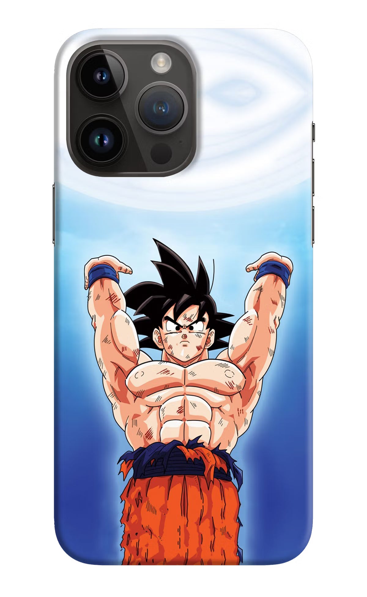 Goku Power iPhone 14 Pro Max Hard Case Back Cover by Casekaro
