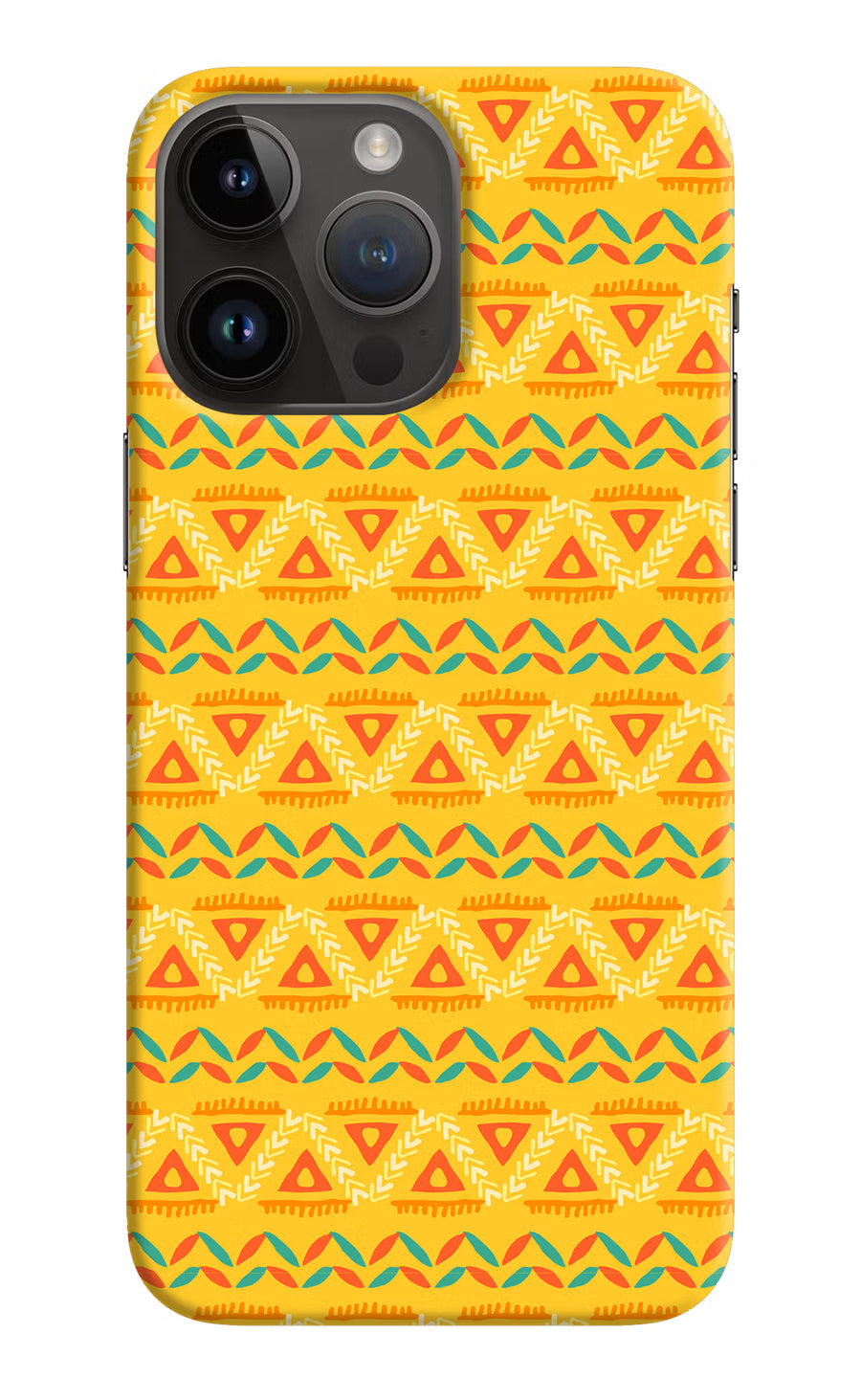 Tribal Pattern iPhone 14 Pro Max Back Cover, Hard case
