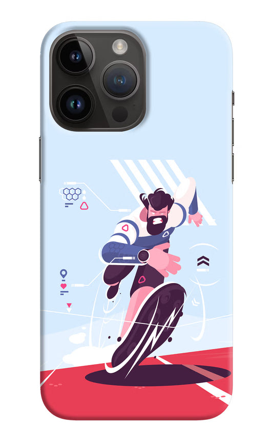 Run Pro iPhone 14 Pro Max Hard Case Back Cover by Casekaro