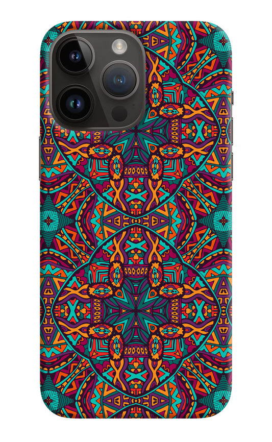 Colour Mandala iPhone 14 Pro Max Hard Case Back Cover by Casekaro