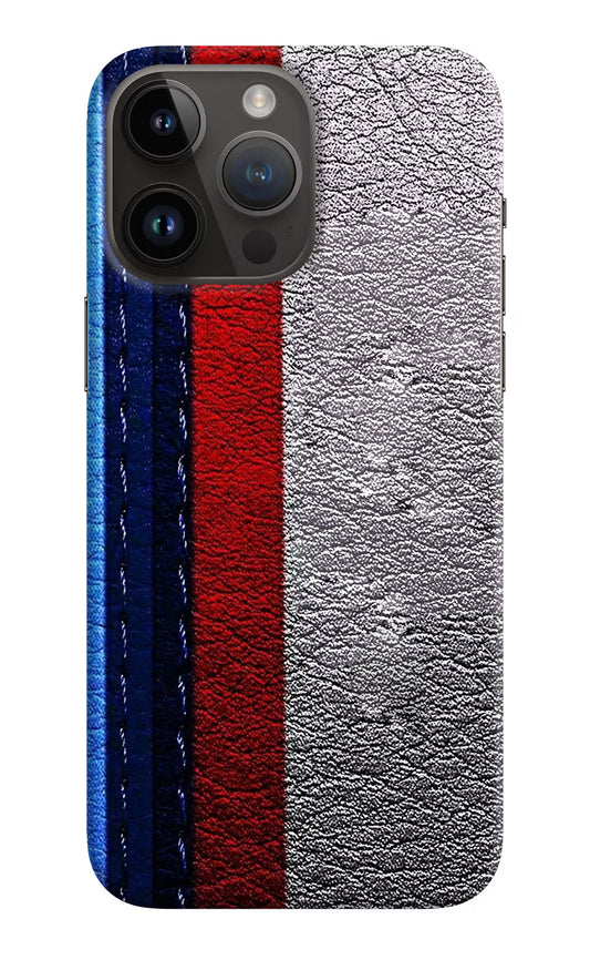 BMW Stripes iPhone 14 Pro Max Hard Case Back Cover by Casekaro