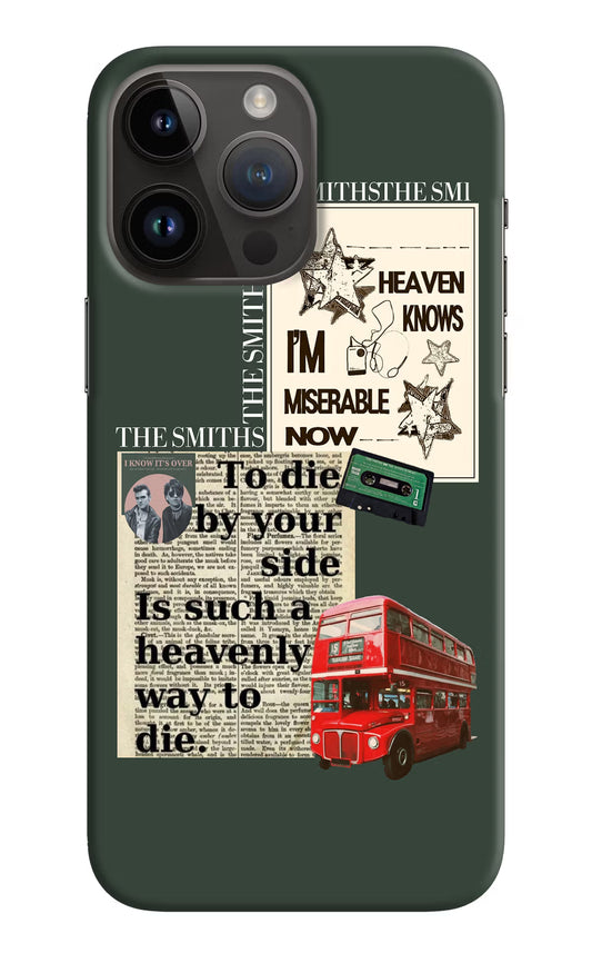 The Smiths iPhone 14 Pro Max Hard Case Back Cover by Casekaro