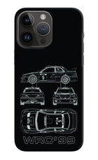 WRC'99 iPhone 14 Pro Max Hard Case Back Cover by Casekaro