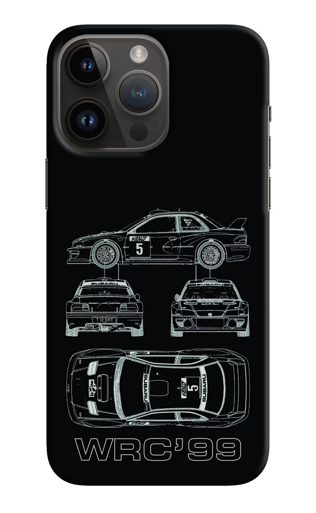 WRC'99 iPhone 14 Pro Max Hard Case Back Cover by Casekaro