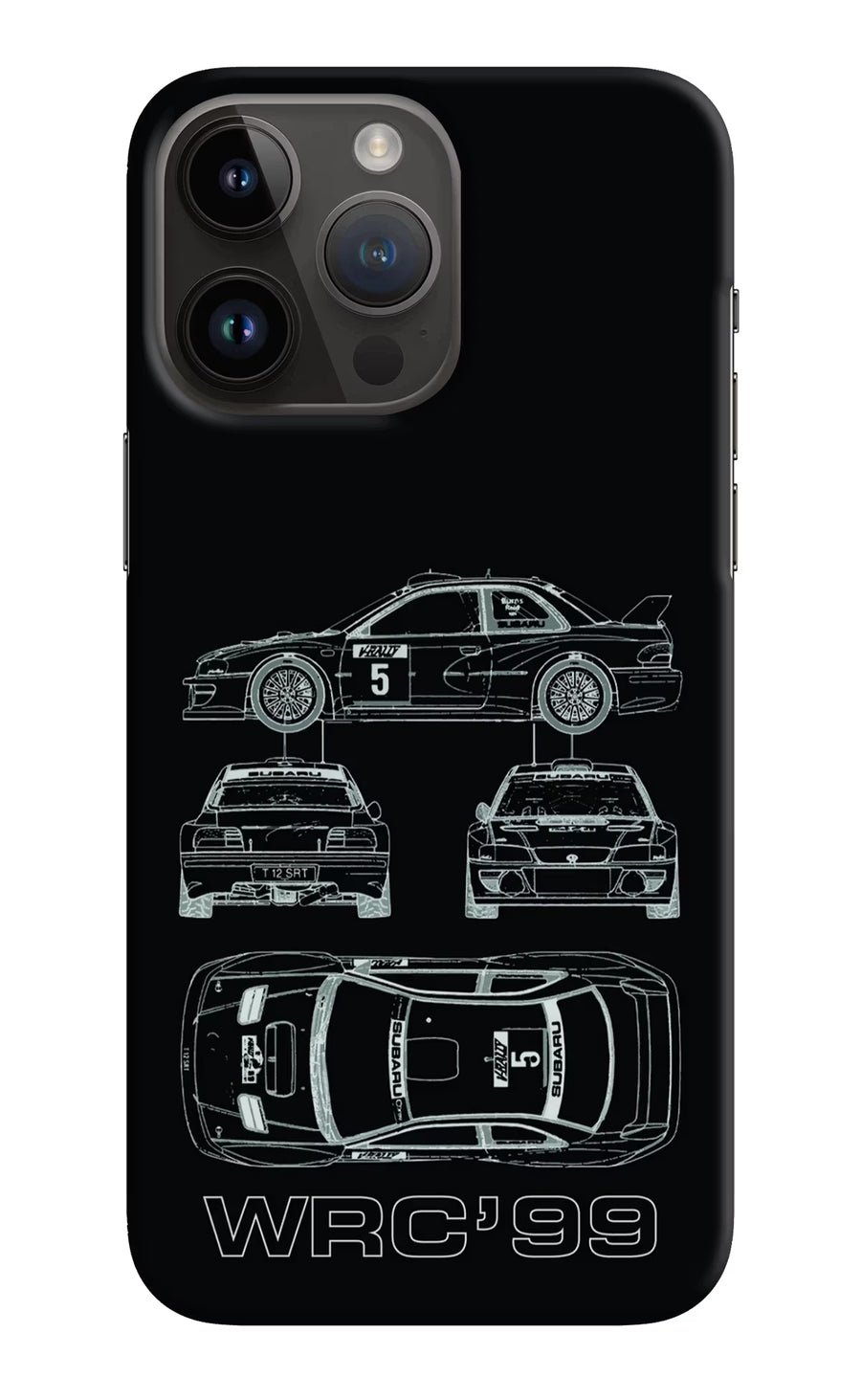 WRC'99 iPhone 14 Pro Max Back Cover, Hard case