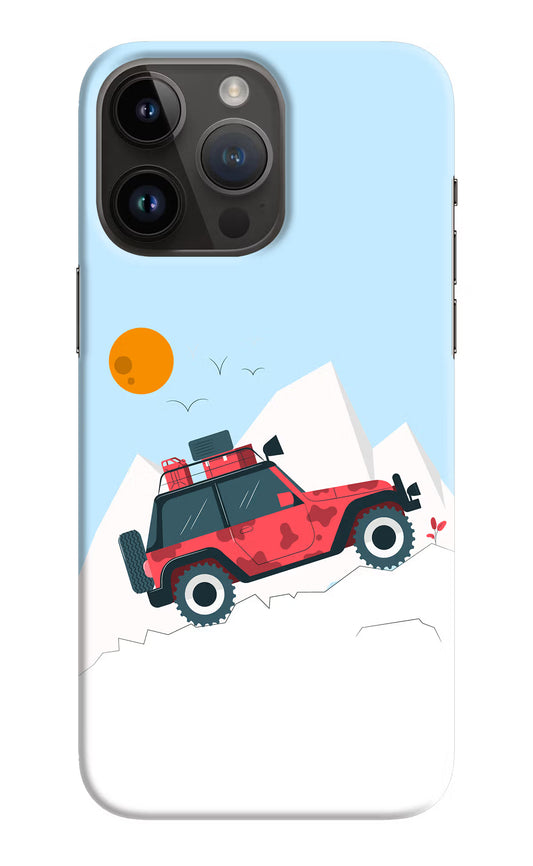 Mountain Trail Beast iPhone 14 Pro Max Hard Case Back Cover by Casekaro