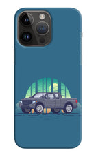 Retro Garage Vibe iPhone 14 Pro Max Hard Case Back Cover by Casekaro