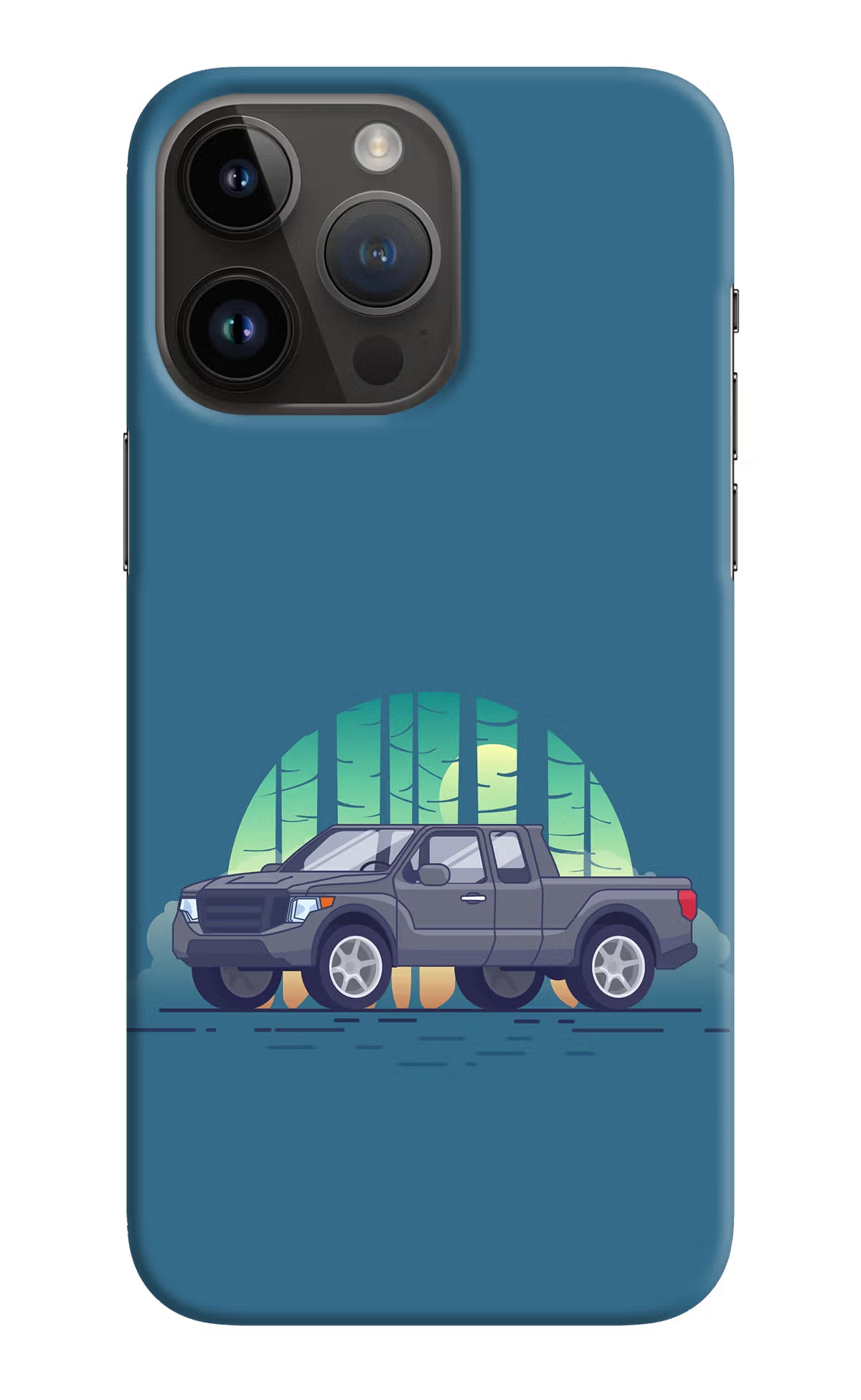 Retro Garage Vibe iPhone 14 Pro Max Hard Case Back Cover by Casekaro