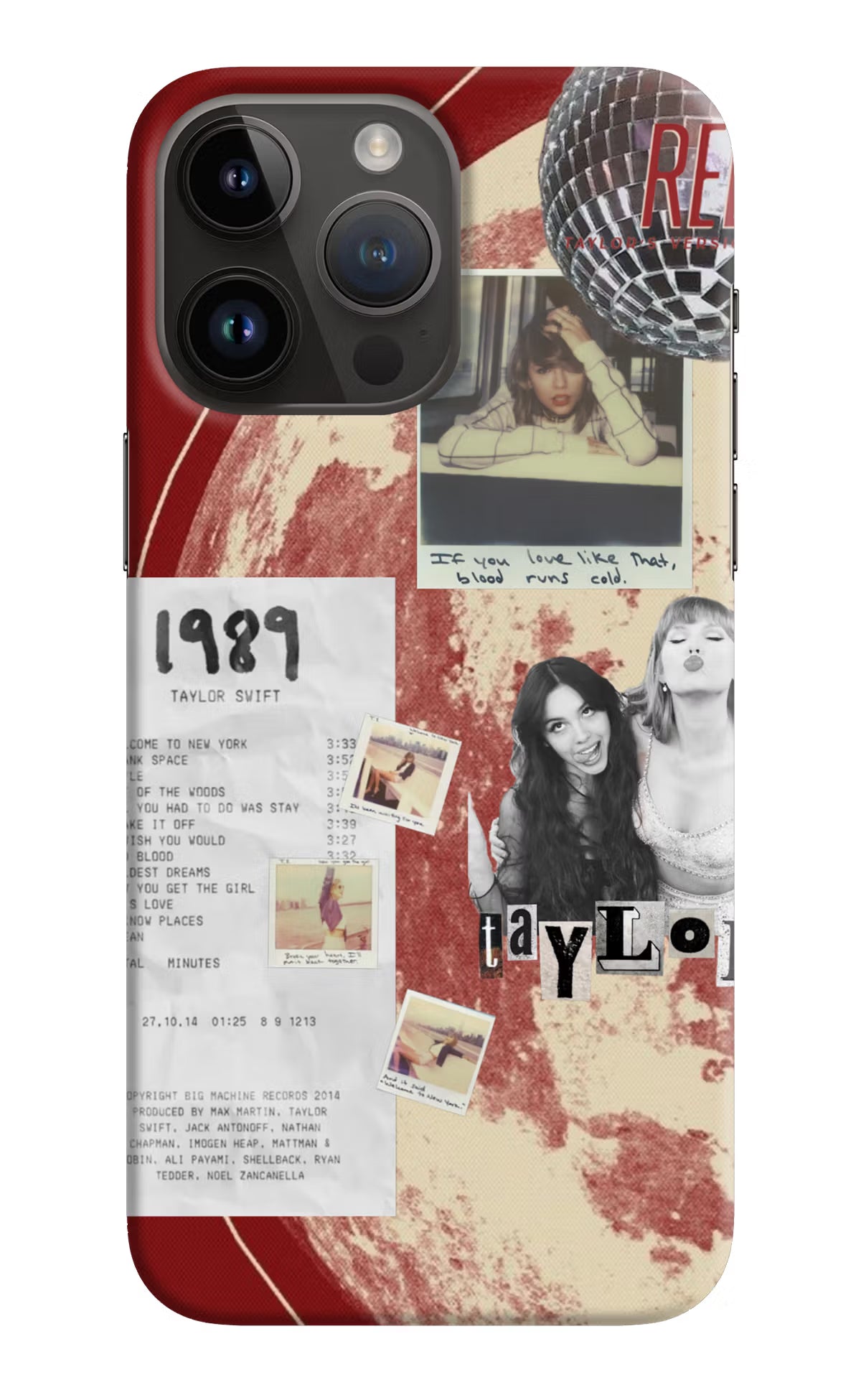 Taylor Swift iPhone 14 Pro Max Back Cover