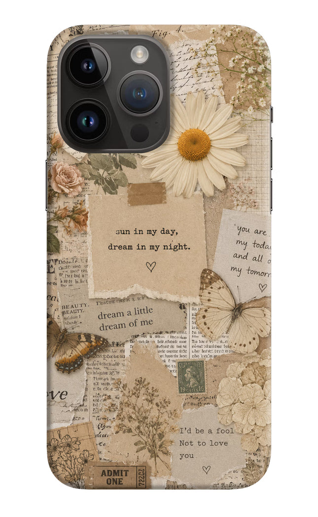 Vintage case iPhone 14 Pro Max Hard Case Back Cover by Casekaro
