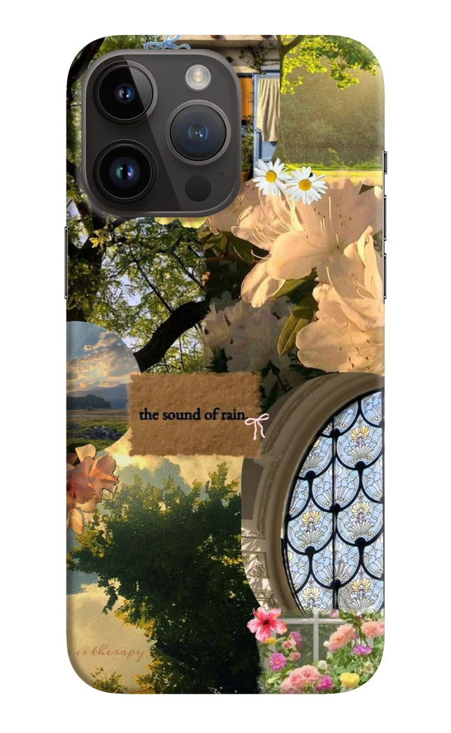 Rain iPhone 14 Pro Max Hard Case Back Cover by Casekaro